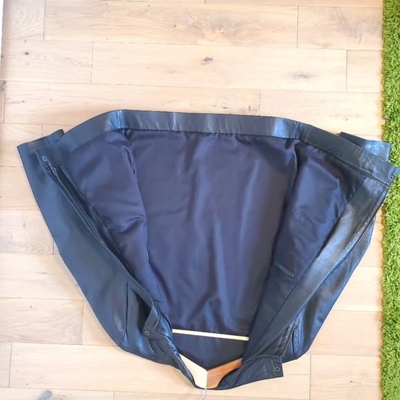 Custom Men's Leather Racer Jacket - Picture 3 of 4